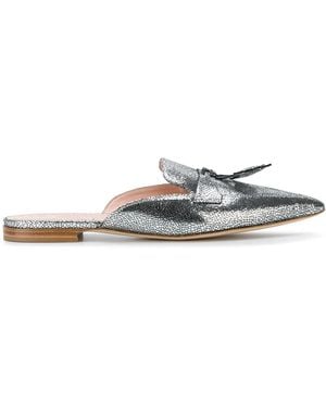 Alberta Ferretti 'Mia' Mules - Weiß