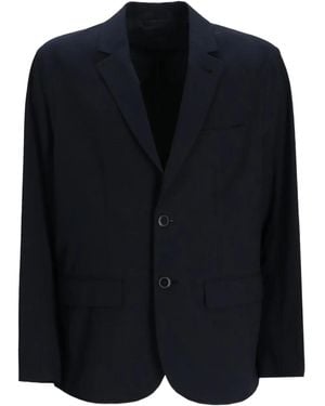 ARMANI EXCHANGE Seersucker Blazer Met Knopen - Blauw