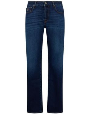 Moorer Five-Pocket Jeans - Blue