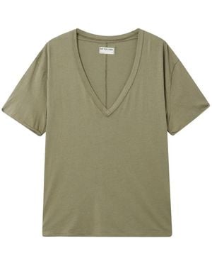 Free People V-Neck T-Shirt - Green