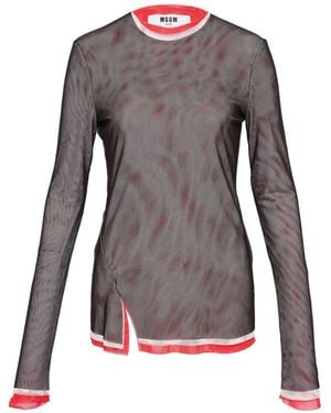 MSGM Mesh Top - Gray