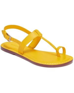 Bernardo Sandalias con tira entre los dedos - Amarillo