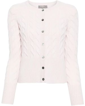 N.Peal Cashmere Myla オーガニックカシミア カーディガン - ピンク