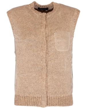 Fabiana Filippi Sleeveless Knitted Vest - Natural
