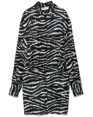 The Attico "Silvye" Mini Dress - Black