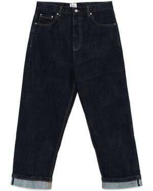 Arte' Washed Denim Jeans - Blue