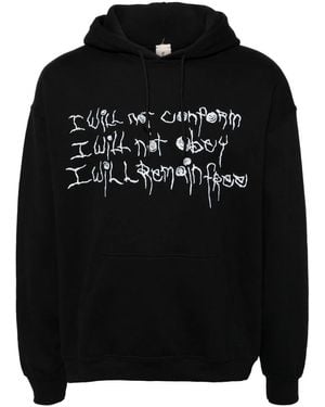 WESTFALL Graphic-Print Hoodie - Black