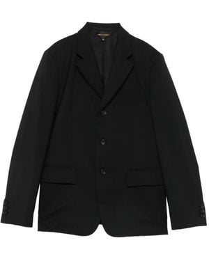 Comme des Garçons Single-Breasted Blazer - Black