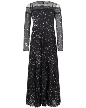 RED Valentino Star Lace Maxi Dress - Black