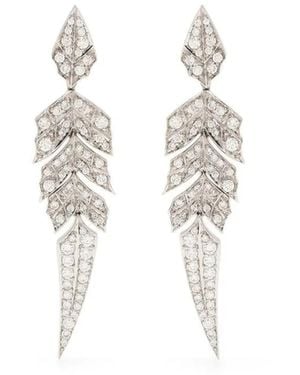 Stephen Webster 18Kt Magnipheasant Weißgoldohrring Mit Diamanten