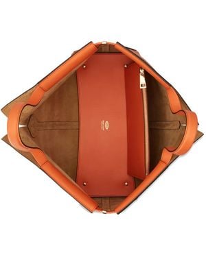 Tod's Cutout Detail Tote Bag - Orange