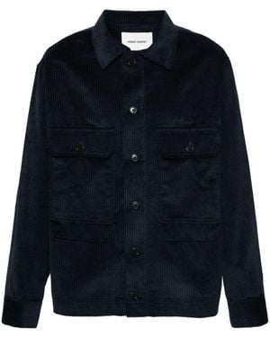 Henrik Vibskov Field Corduroy Shirt - Blue