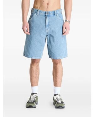 Vans Chore Loose Denim Shorts - Blue