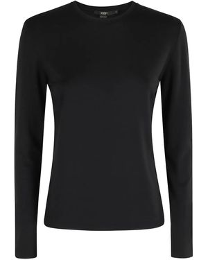 Seventy Long-Sleeve Crew-Neck Top - Black