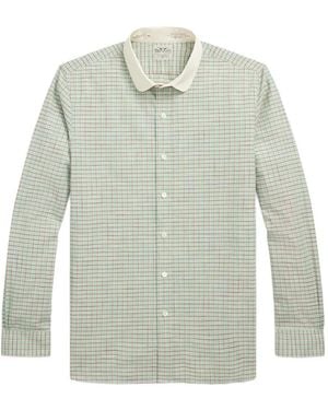 RRL Checked Long-Sleeve Shirt - Green