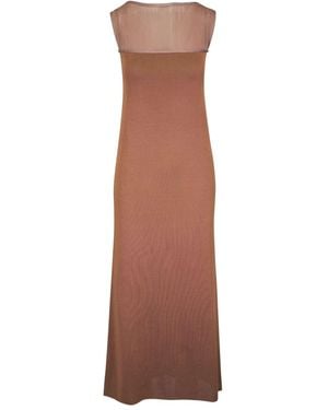 KHAITE Ärmelloses Kleid - Braun