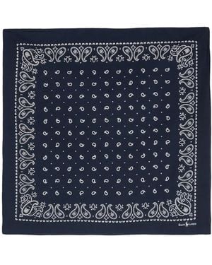 Polo Ralph Lauren Paisley Print Bandana Scarf - Blue