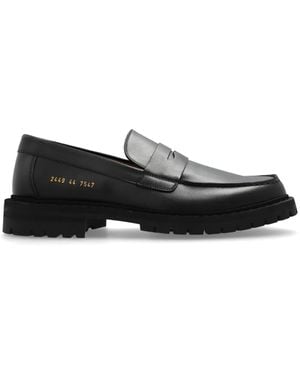 Common Projects Loafer mit runder Kappe - Schwarz
