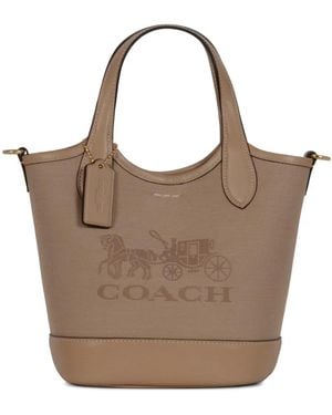 COACH Logo-detail Tote Bag - Brown