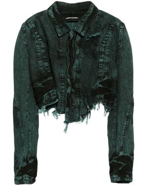 Julius Degraded Punk Jacket - Green