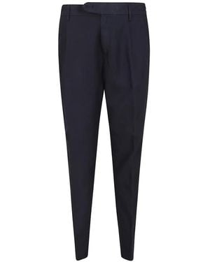 Eleventy Buttoned Trousers - Blue