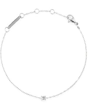 Daniel Wellington Mirelle Solitaire Crystal-Embellished Chain Bracelet - White