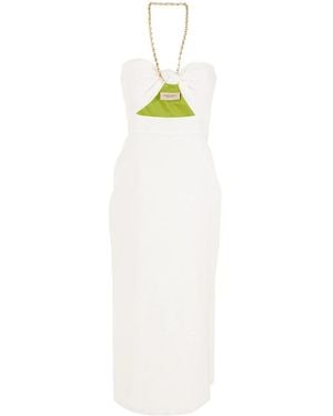 Adriana Degreas Cut-Out Detail Dress - White