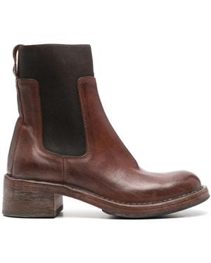 Moma 60Mm Distressed Boots - Brown