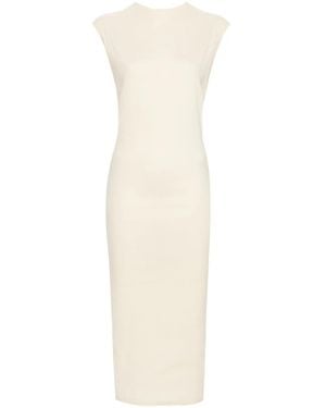 Issey Miyake Neutral Membrane Midi Dress - White