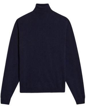 Woolrich Virgin-Wool Turtleneck Jumper - Blue