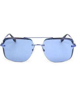 adidas Geometric-Frame Sunglasses - Blue