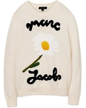 Marc Jacobs Pullover aus Margeriten-Jacquard - Schwarz