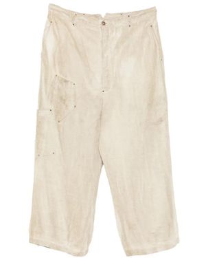 Rundholz Pantalones Con Detalle De Remaches - Blanco