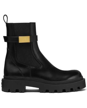 Versace 35Mm Alba Chelsea Boots - Black