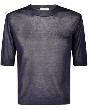 Zanone T-Shirt Mit Rundem Ausschnitt - Blau