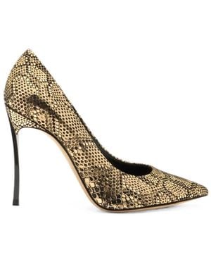 Casadei Blade Goldfinger Court Shoes - Metallic