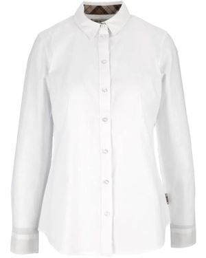 Barbour Derwent Long-Sleeve Shirt - White