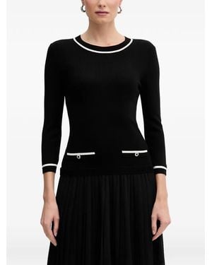 Morgan Pleated Mini Dress - Black