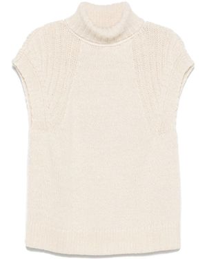 ARMANI EXCHANGE タートルネック トップ - ナチュラル