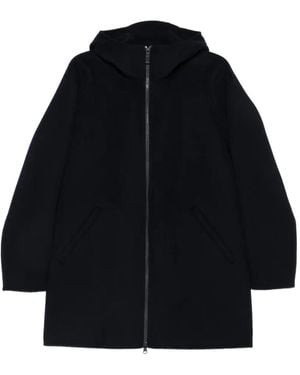 Aspesi Parka Con Cappuccio - Blu