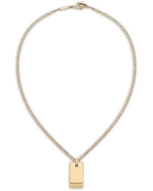Aston Martin Watches Logo-Pendant Necklace - Metallic