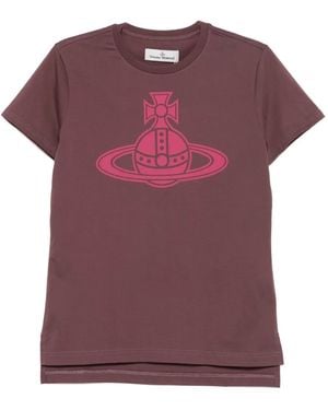 Vivienne Westwood Orb-Print T-Shirt - Pink