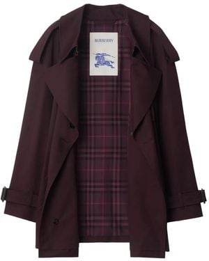 Burberry Fitzrovia Trench Coat - Purple
