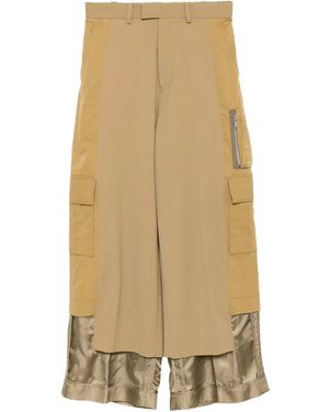 Undercover Wool-Blended Trousers - Natural