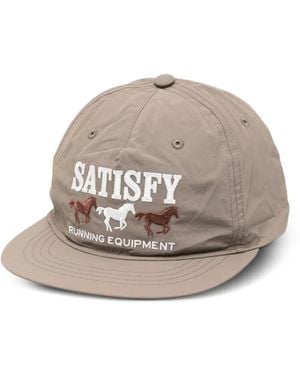 Satisfy Gorra Flitesilk Bordada - Gris