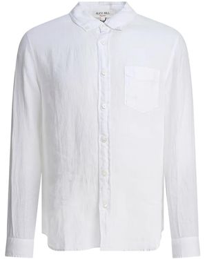 Alex Mill Long-Sleeve Linen Shirt - White