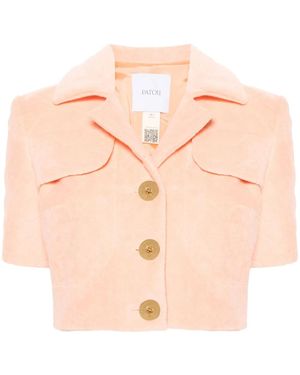 Patou Veste Matelassée À Coupe Crop - Rose