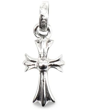 Chrome Hearts Babyfat Diamond Pendant - White