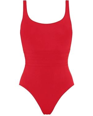 Eres Asia Scoop-Neck Swimsuit - Red
