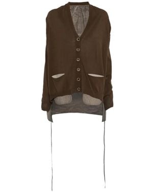 Uma Wang V-Neck Cardigan - Natural